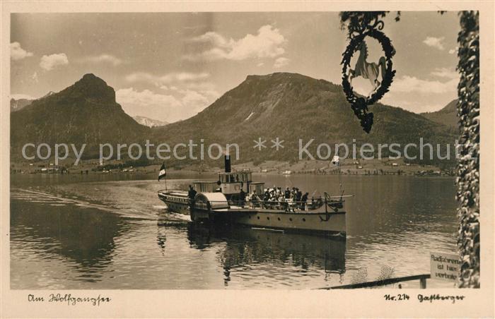 Dampfer Seitenrad St. Wolfgang am Wolfgangsee