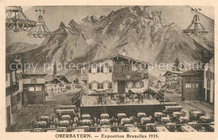 Exposition Bruxelles 1935 Oberbayern