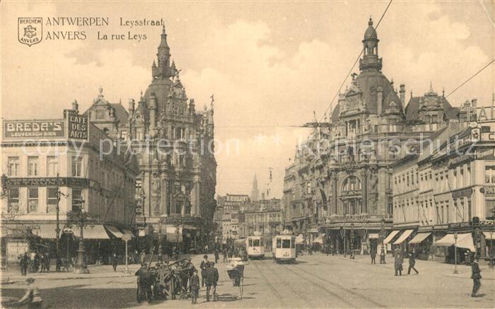 Strassenbahn Anvers Rue Leys