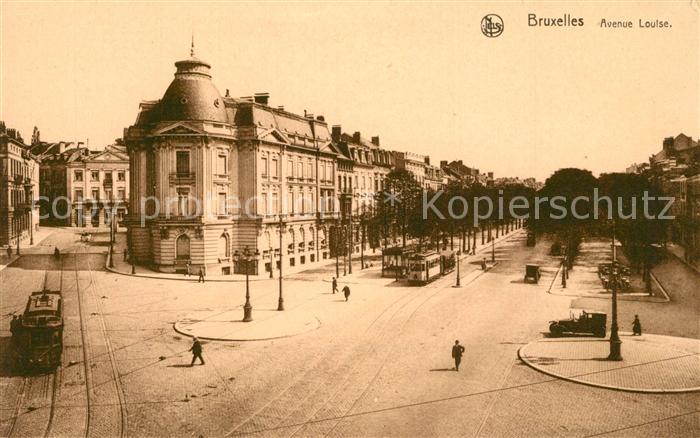 Strassenbahn Bruxelles Avenue Louise