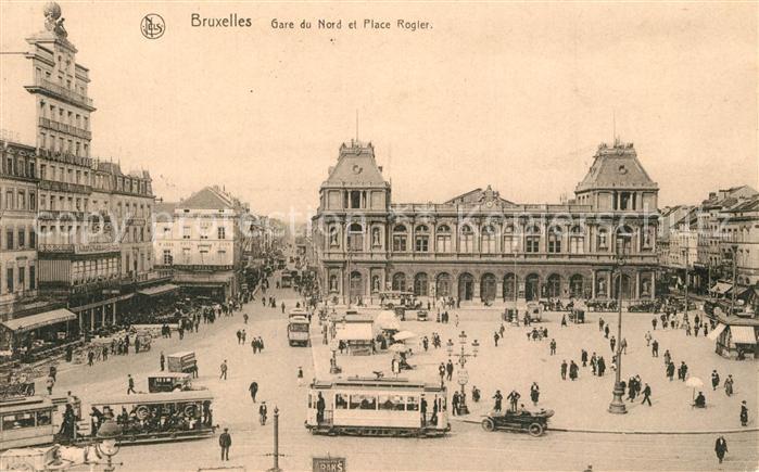 Strassenbahn Bruxelles Gare du Nord Place Rogier