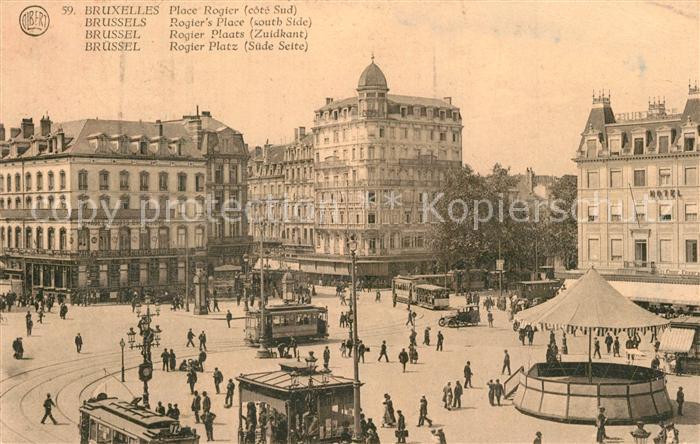 Strassenbahn Bruxelles Place Rogier