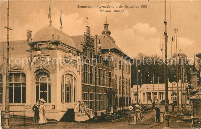 Exposition Universelle Bruxelles 1910 Maison Rubens