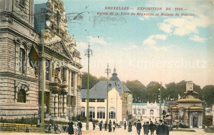 Exposition Universelle Bruxelles 1910 Palais de la Ville de Bruxelles Maison de