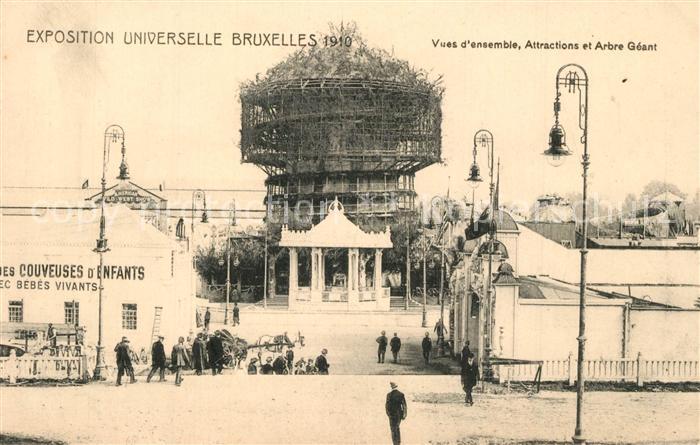 Exposition Universelle Bruxelles 1910 Arbre Geant