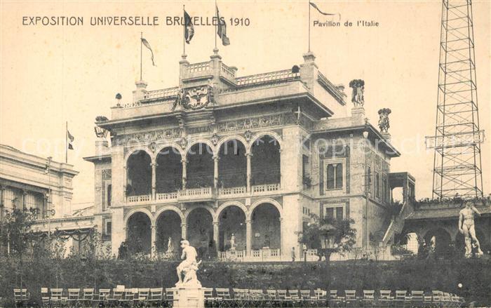 Exposition Universelle Bruxelles 1910 Pavillon de l'Italie