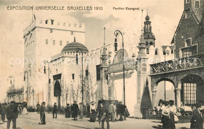 Exposition Universelle Bruxelles 1910 Pavillon Espagnol