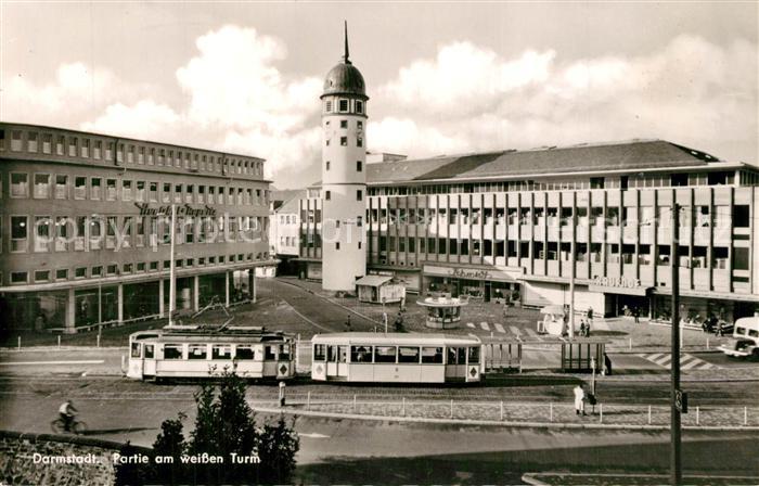 Strassenbahn Darmstadt Weisser Turm