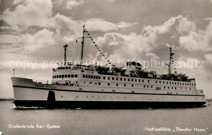 Schiffe Ships Navires Theodor Heuss Grossenbrode Kai Gedser