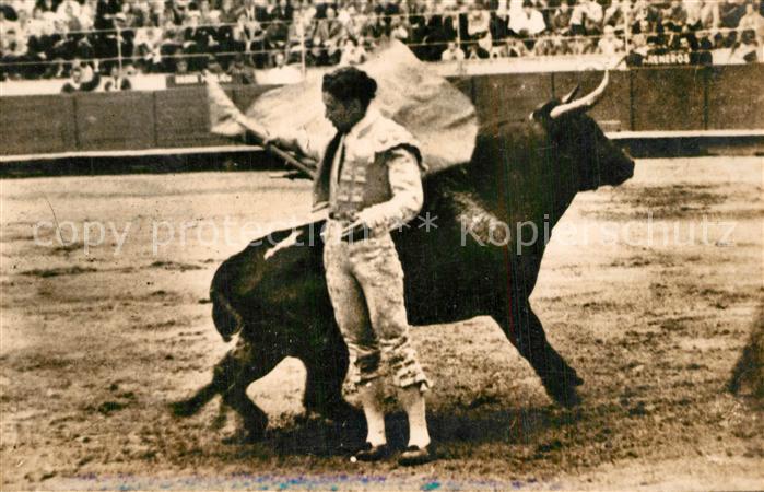 Stierkampf Toreando por Manoletinas
