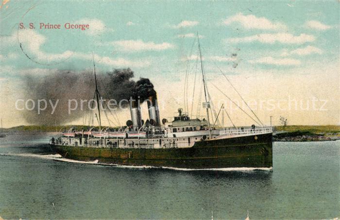 Dampfer Oceanliner S.S. Prince George