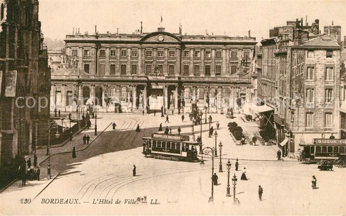 Strassenbahn Bordeaux Hotel de Ville
