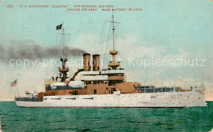 Marine U.S. Battleship Illinois