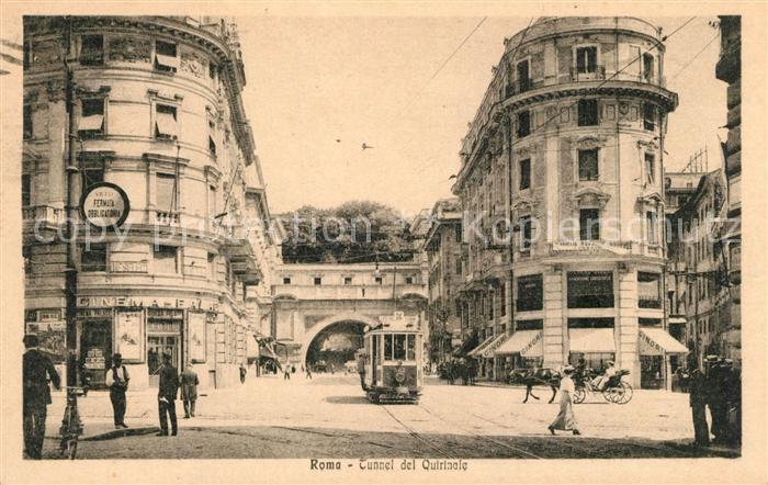 Strassenbahn Roma Tunnel del Quirinale