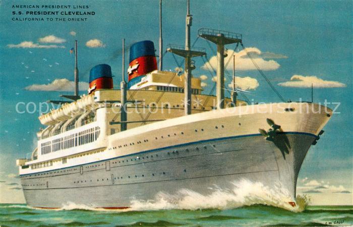 Dampfer Oceanliner S.S. President Cleveland
