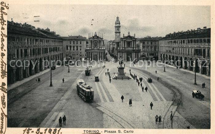 Strassenbahn Torino Piazza S. Carlo