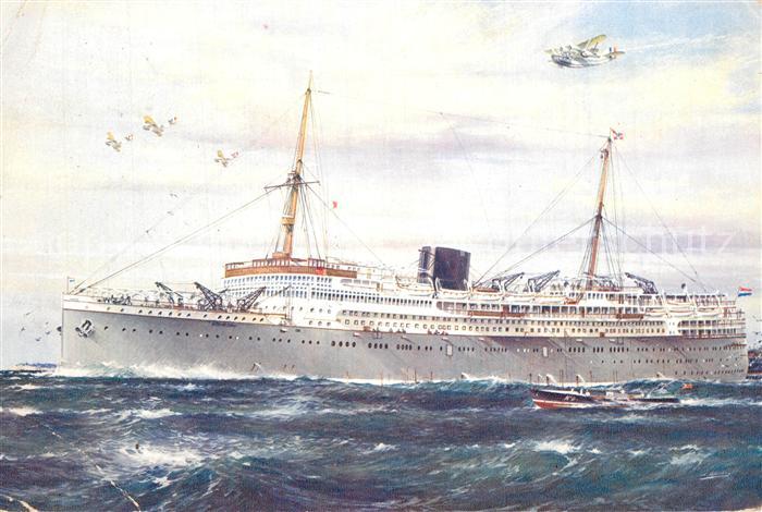 Dampfer Oceanliner D.M.S. Dempo Rotterdamsche Lloyd
