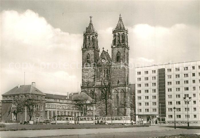 Strassenbahn Magdeburg Dom