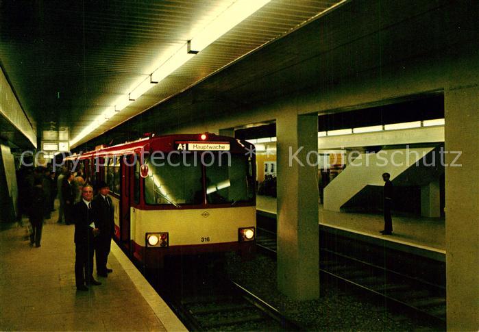 U-Bahn Subway Underground Metro Frankfurt am Main