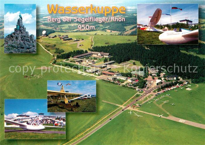 Segelflug Gliding Vol-Voile Vuolo-a-Vela Volo-a-Vela-- Wasserkuppe Fliegeraufnah