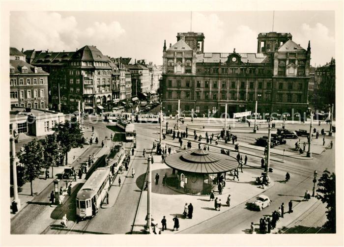 Strassenbahn Dresden Postplatz
