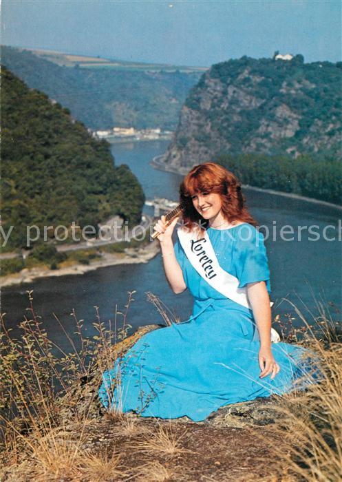 St Goarshausen Loreley Weink?nigin Bettina Lenz