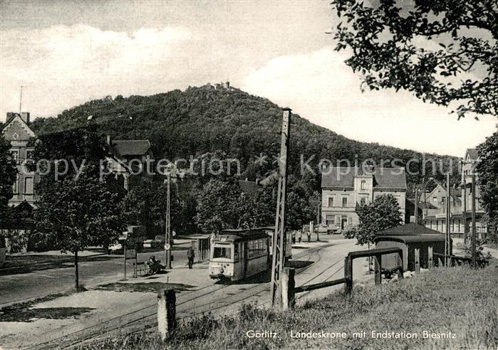 Strassenbahn G?rlitz Landeskrone Endstation Biesnitz