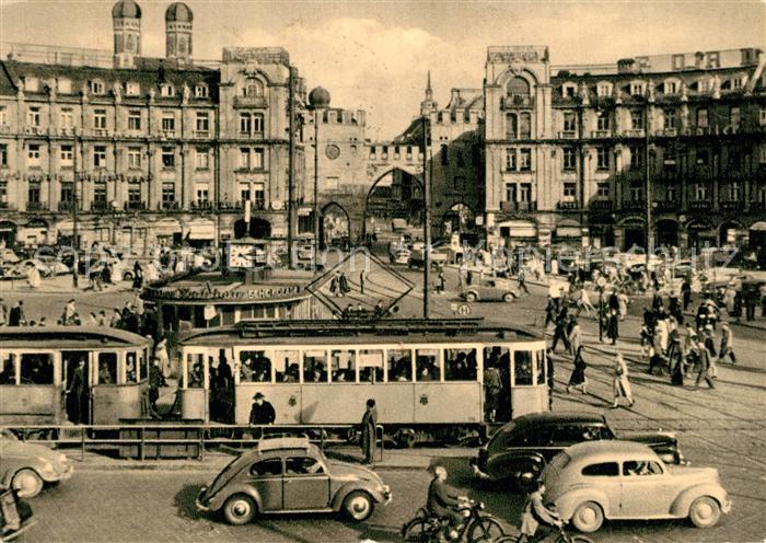 Strassenbahn M?nchen Karlsplatz
