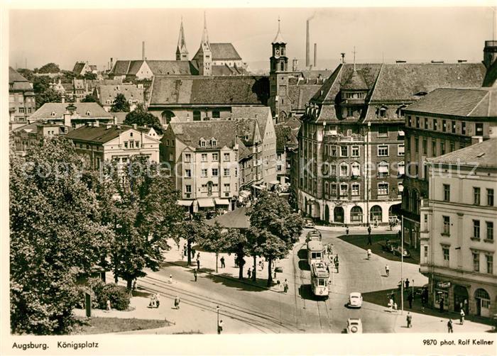 Foto Kellner Rolf Nr. 9870 Augsburg K?nigsplatz