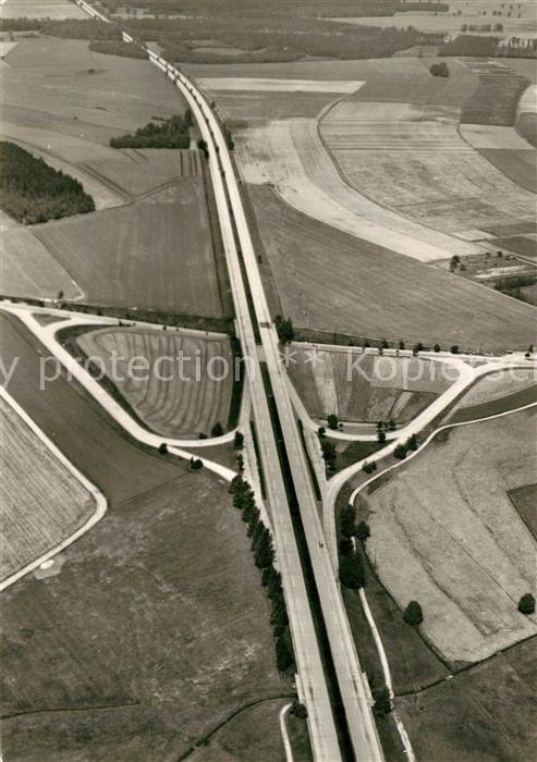 Autobahn Autobahnkreuz Thiendorf Fliegeraufnahme