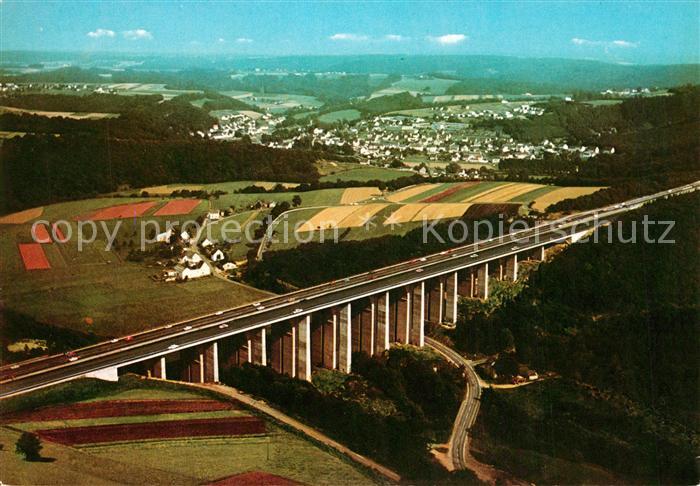 Br?cken Bridges Ponts Wiedtalbr?cke Neustadt-Fernthal Fliegeraufnahme