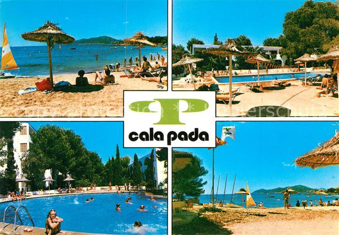 Santa Eulalia del Rio Ferienanlage Cala pada Strand Swimming Pool