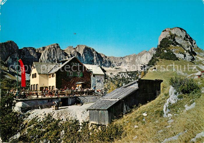 Maurach Achensee Erfurter Huette gegen Dalfazer Kamm und Gschoellkopf Rofangebir