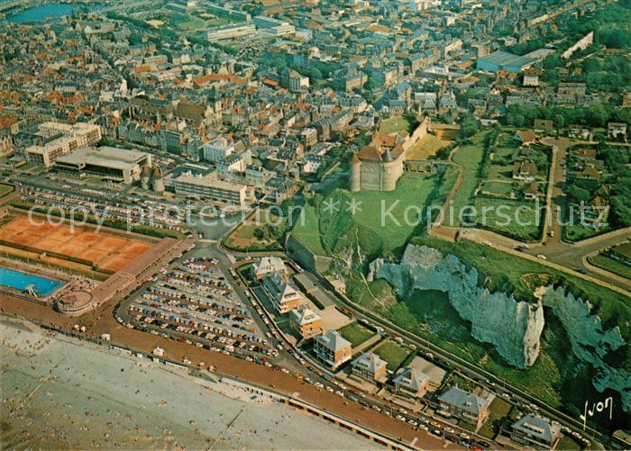 Dieppe 76 Chateau et le Casino vue aérienne Collection Couleurs et Lumiere de Fr