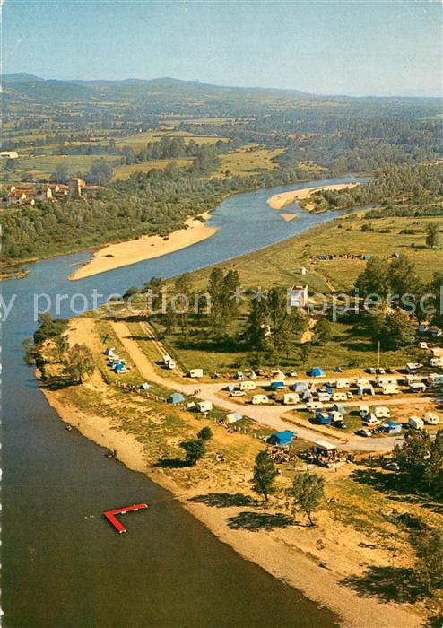 Saint-Yorre Campingplatz Fliegeraufnahme