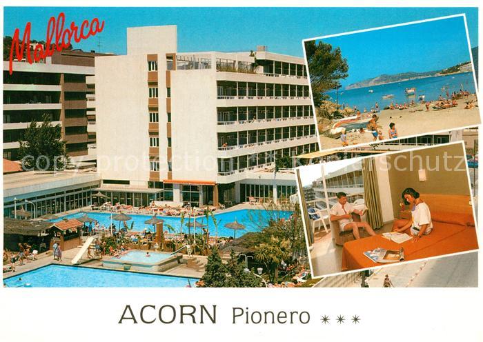 Santa Ponsa Mallorca Islas Baleares Hotel Acorn Pionero Swimming Pool Strand
