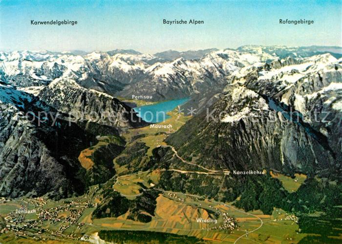 Maurach Achensee und Umgebung Karwendelgebirge Bayerische Alpen Rofangebirge Fli