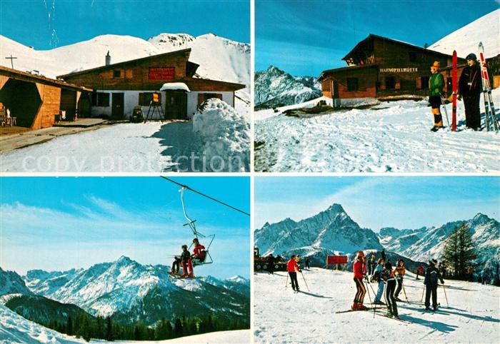 Sexten Sesto Suedtirol Rifugio Gallo Cedrone Hahnspiel Huette Wintersportplatz D