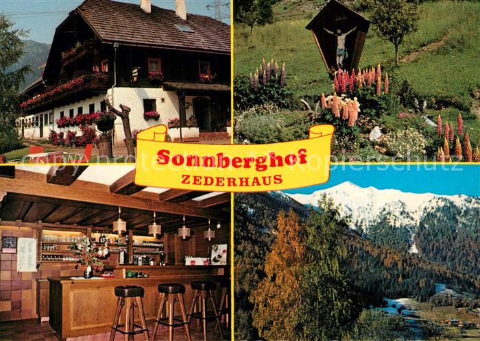 Zederhaus Urlaub auf dem Bauernhof Sonnberghof Landschaftspanorama Alpen