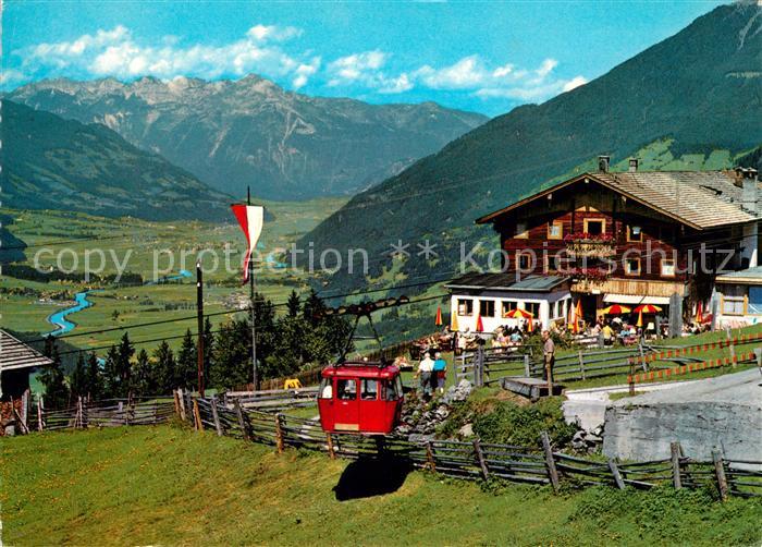Zell Ziller Tirol Berggasthof Grindlalm Einzian Sepp Seilbahn Talblick Alpenpano