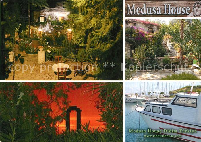 Didim Medusa House Garten Hafen Yacht Natur Ruine