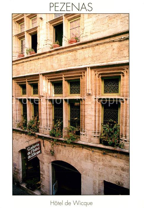 Pezenas Hotel Galerie de Wicque XVI siecle Maison historique
