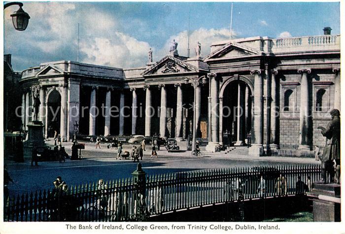 DUBLIN  Ireland Bank of Ireland College Green Trinity College