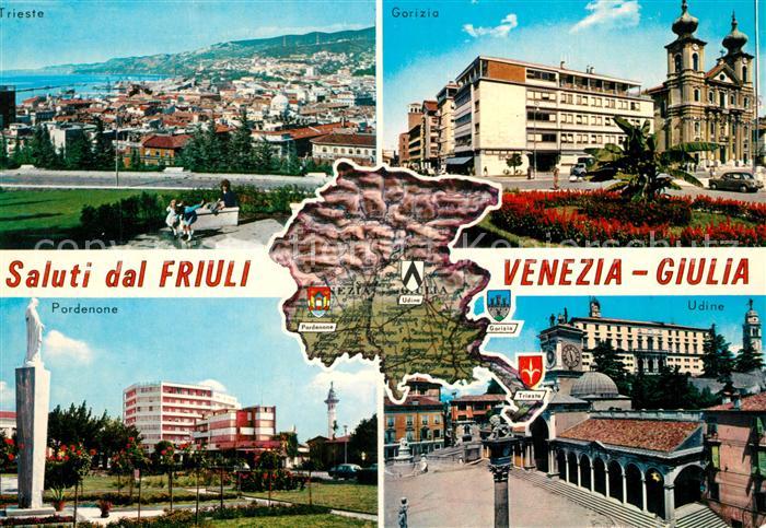 Friaul Venetien Italia Staedte der Region
