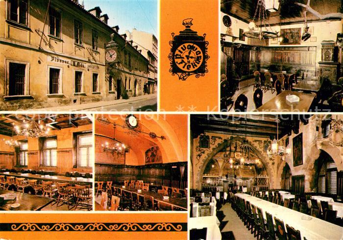 Praha Prahy Prague Pivovar U Fleku Brauerei Gaststaette