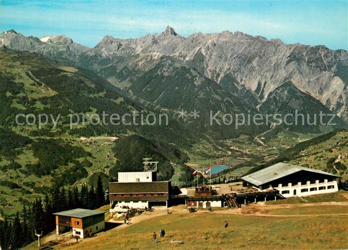 Schruns Vorarlberg Bergstation Kapellalpe Restaurant mit Sonnenterrasse Alpenpar
