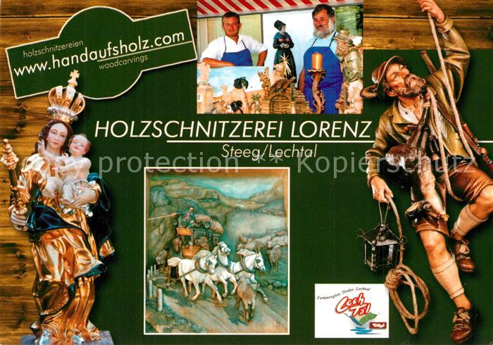 Steeg Tirol Holzschnitzerei Lorenz Handwerk