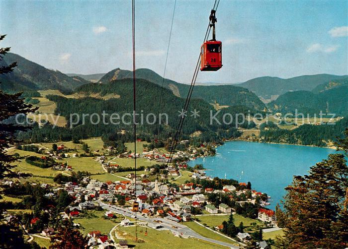 St Gilgen Salzkammergut mit Gondelbahn zum Zwoelferhorn