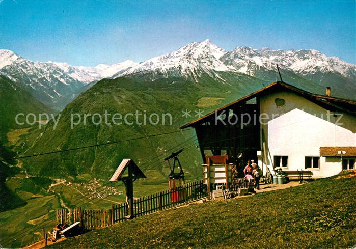 St Martin Kofel Bergstation Seilbahn Latsch Alpenpanorama
