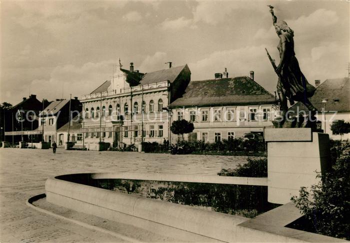 Milevsko Fucikovo namesti Platz Denkmal
